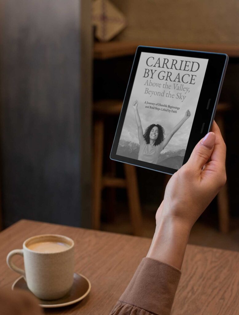 Carried by Grace Above the Valley Beyond the Sky by Susan Blake Memoir Book